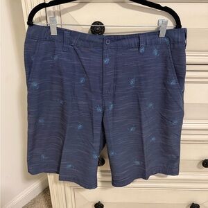 Champion Flag Front Golf Short Sea Turtle Print